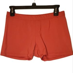 Adidas X Pharrell Williams Collaboration Women's Red Athletic Bike Short